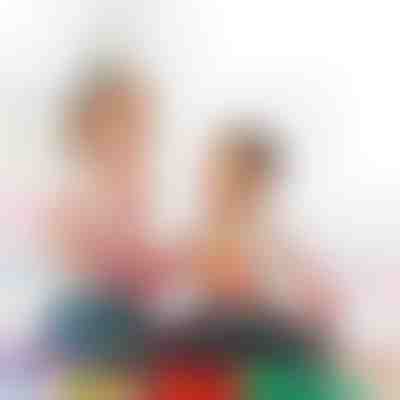 Zmywalny Zestaw Farbek do Malowania Palcami dla Dzieci | ARTDABS