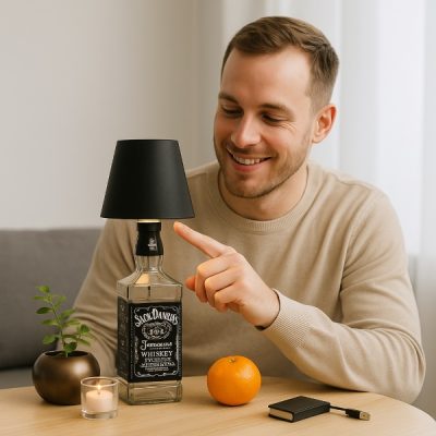 Lampa butelkowa, która przemienia każde wnętrze | BOTLAMPI