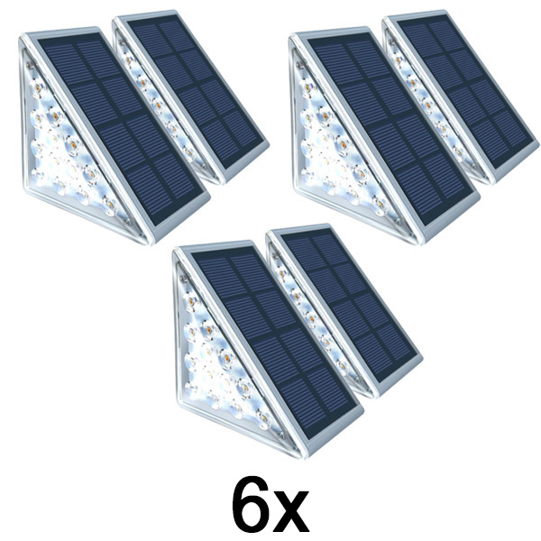 3x Wodoodporna lampa solarna (2 sztuki) | LUMOSTEP