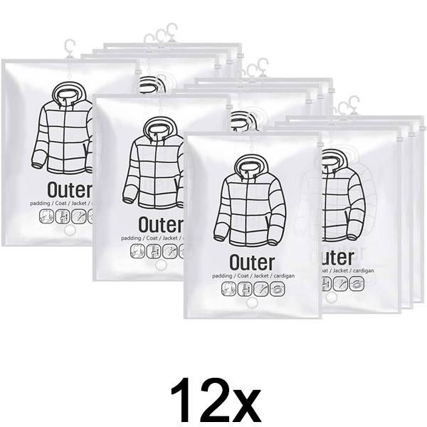3x Wiszące Worki Próżniowe do Przechowywania (4 szt.) | VACUHANG