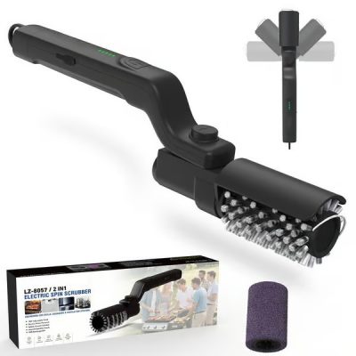 Elektryczna obrotowa szczotka do czyszczenia grilla | BBQBRUSH